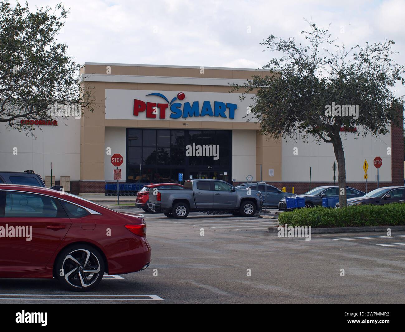 Miami, Florida, United States - February 24, 2024: Pet Smart store in West Kendall. Stock Photo