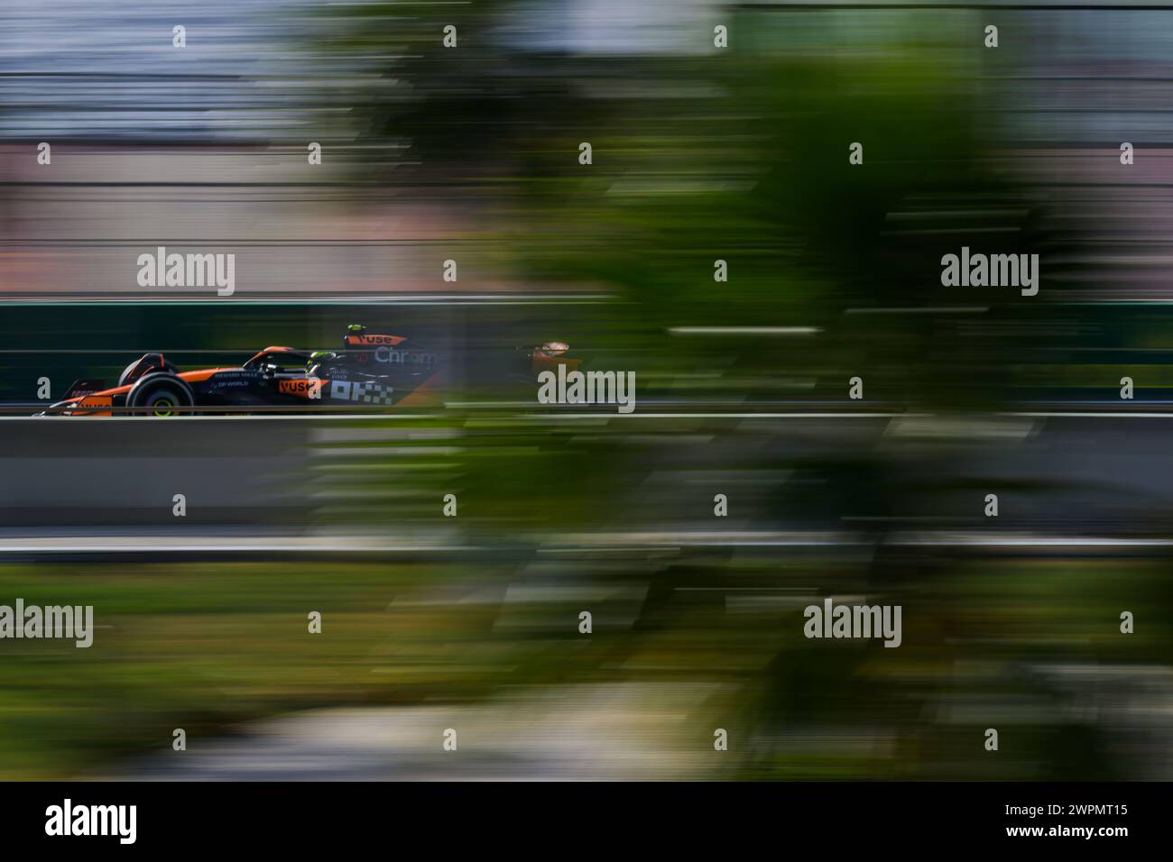 Jeddah, Saudi Arabia. 8th March 2024. Lando Norris of Mclaren Formula 1