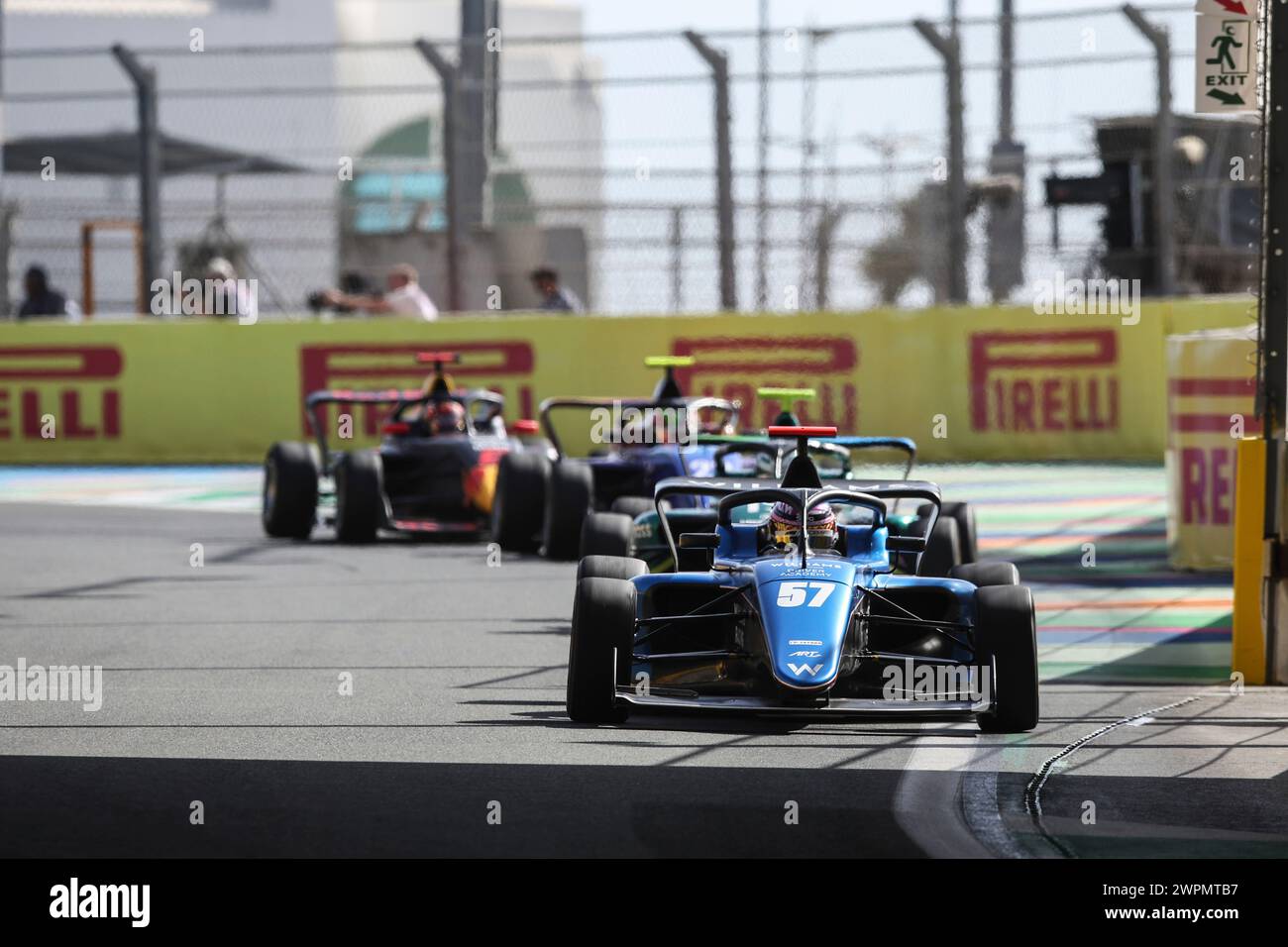 Jeddah, Arabie Saoudite. 08th Mar, 2024. 57 BLOCK Lia (usa), ART Grand Prix supported by Williams, Tatuus F4-T-421, action during the 1st round of the 2024 F1 Academy Championship from March 7 to 9, 2024 on the Jeddah Corniche Circuit, in Jeddah, Saudi Arabia - Photo Xavi Bonilla/DPPI Credit: DPPI Media/Alamy Live News Stock Photo