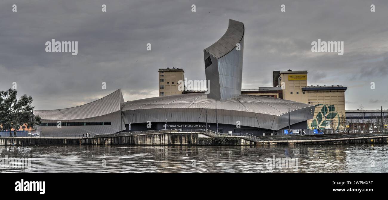 Imperial War Museum, Salford Quays, Manchester Stock Photo
