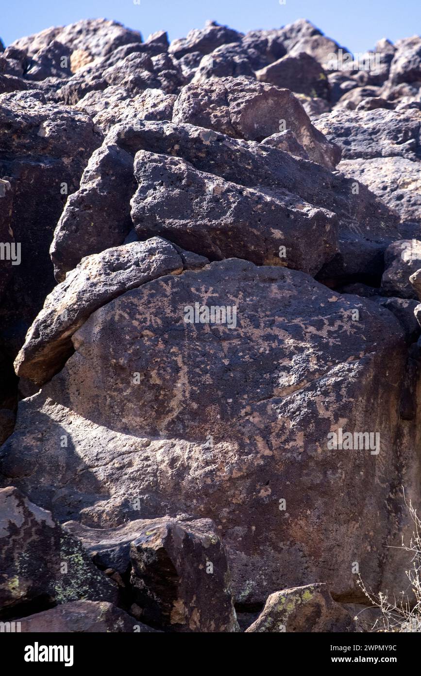 Deer Valley Petroglyph Preserve in Phoenix, Arizona. Arizona State University, ASU Stock Photo