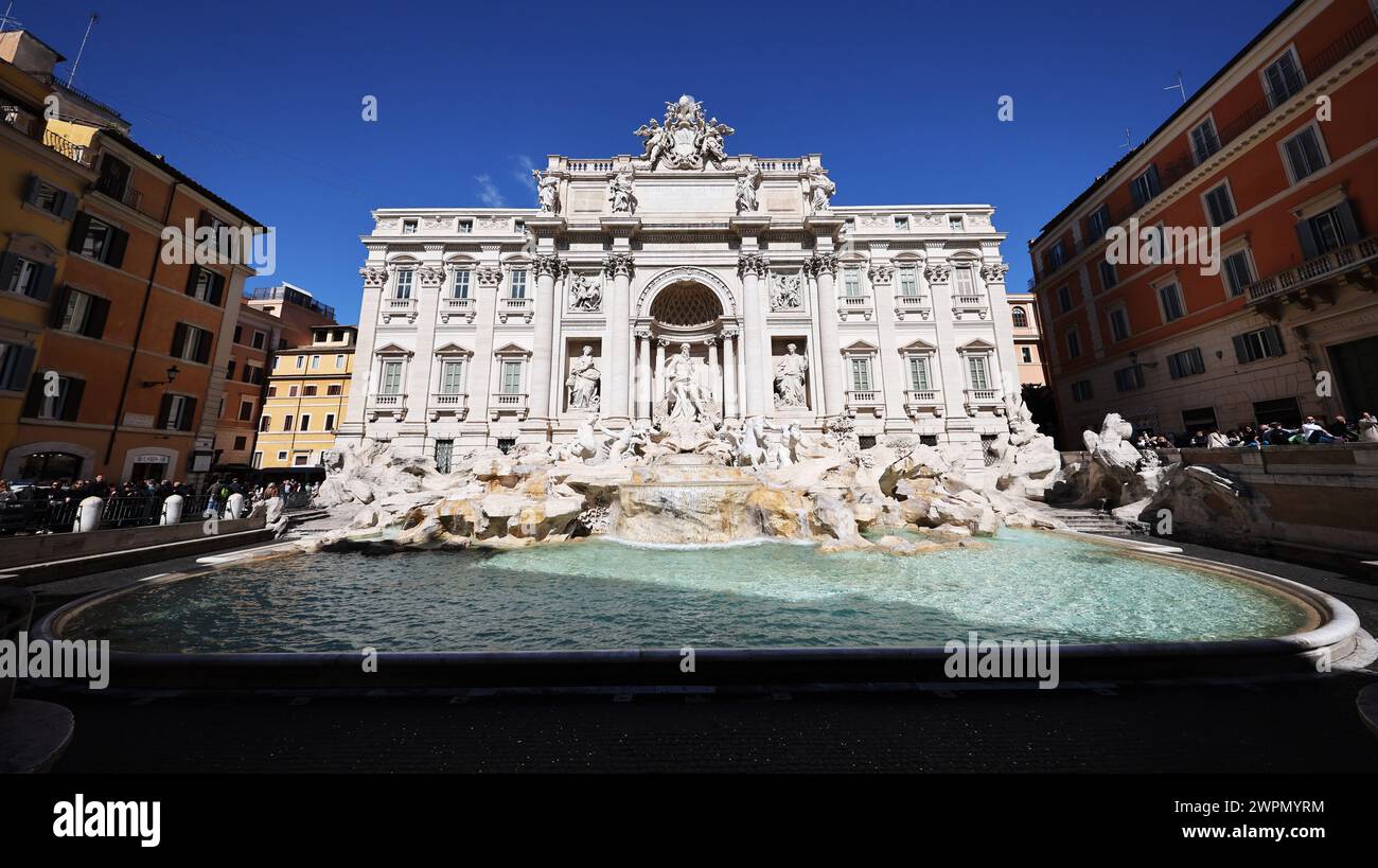 Trevi Fountain, Rome, Italy Stock Photo