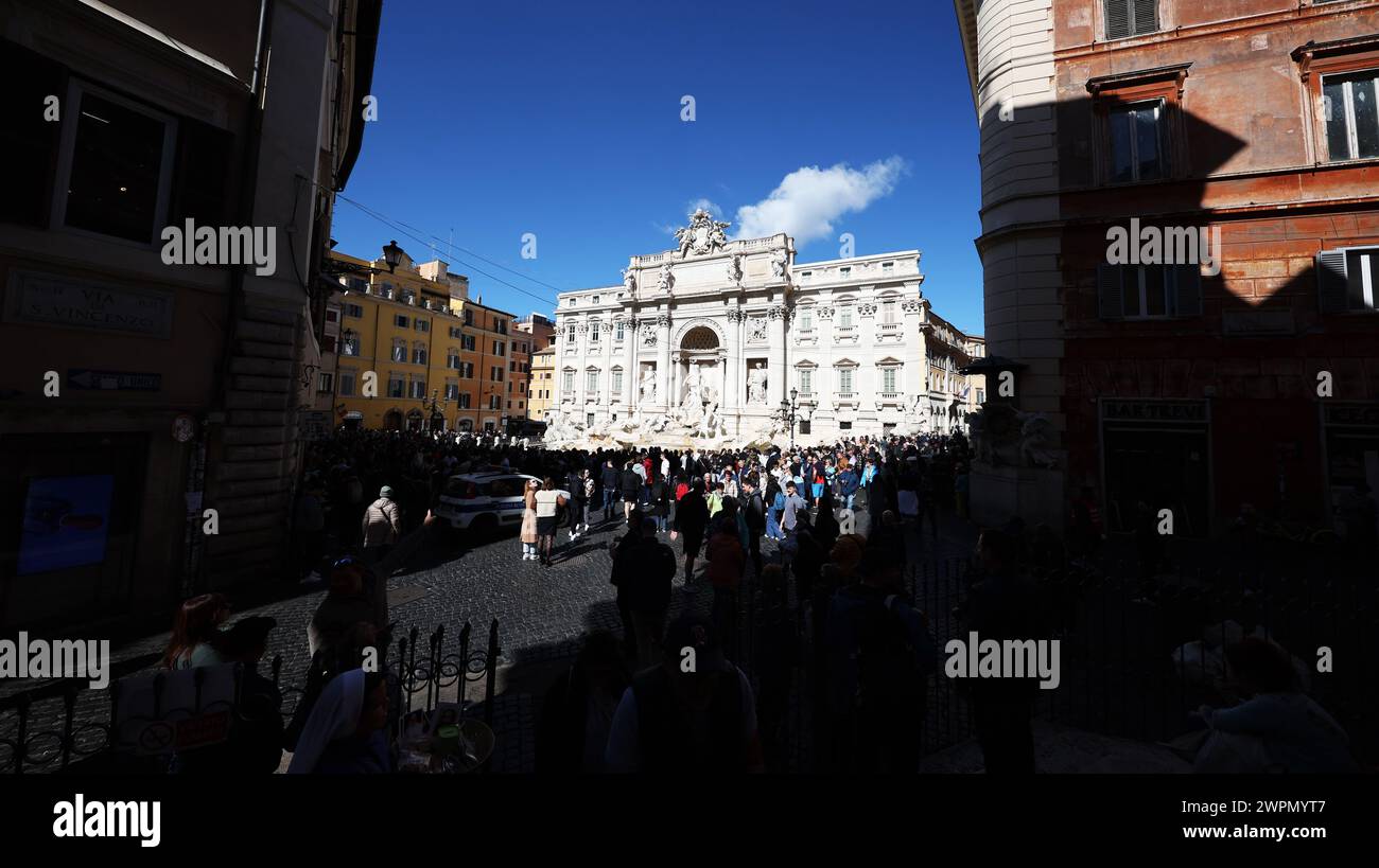 Trevi Fountain, Rome, Italy Stock Photo