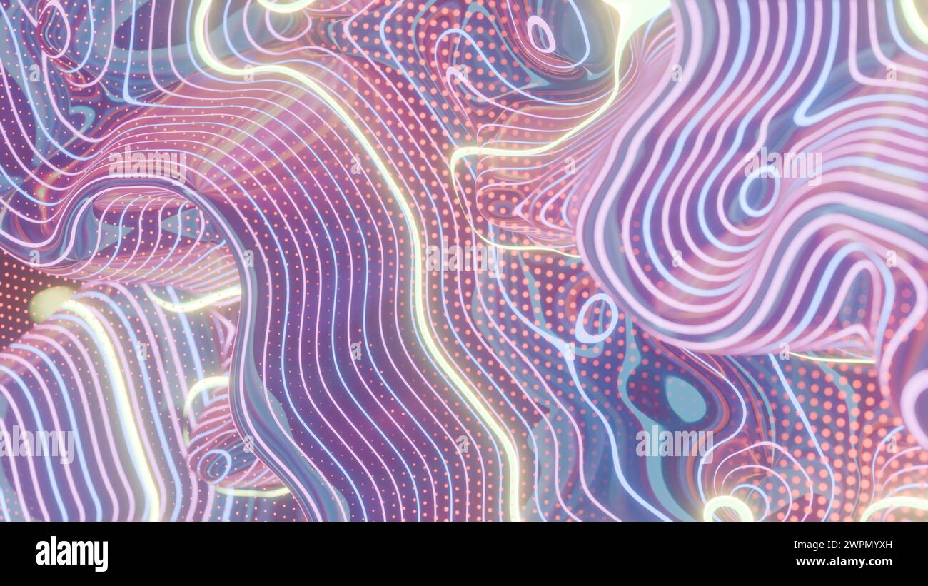 3D background designed for creative projects, featuring a looped video