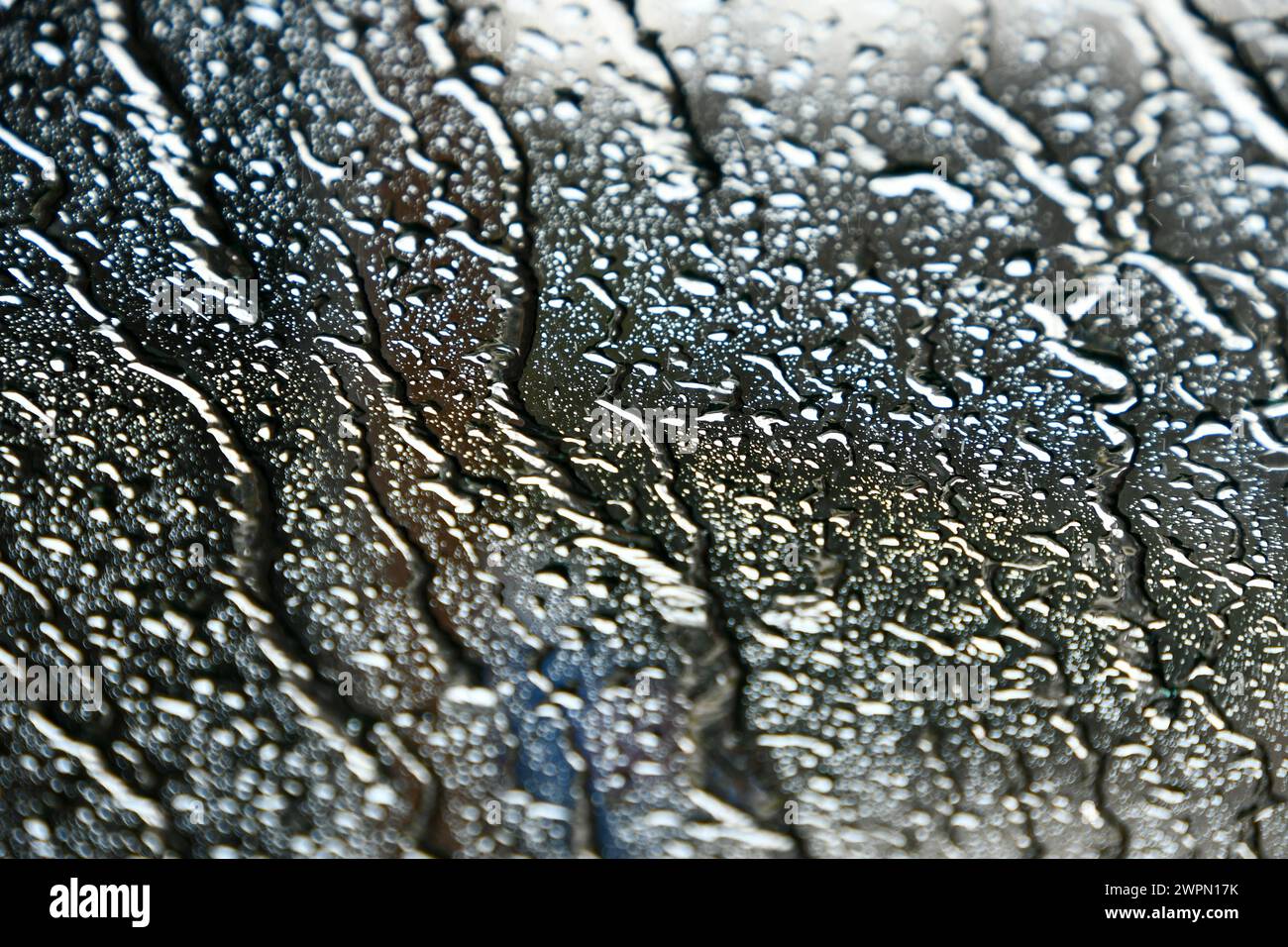 rain on window Stock Photo