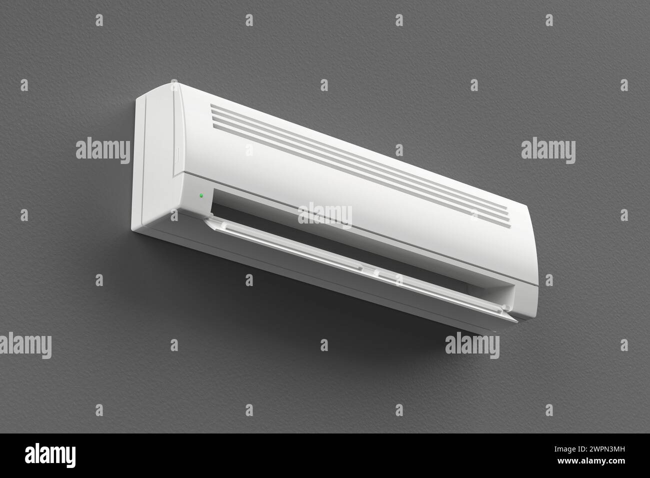 Air conditioner blowing cold air Stock Photo Alamy