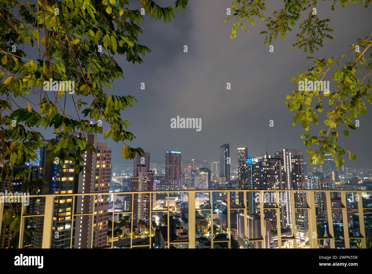 Kuala lumpur city skyline at night Stock Photo - Alamy