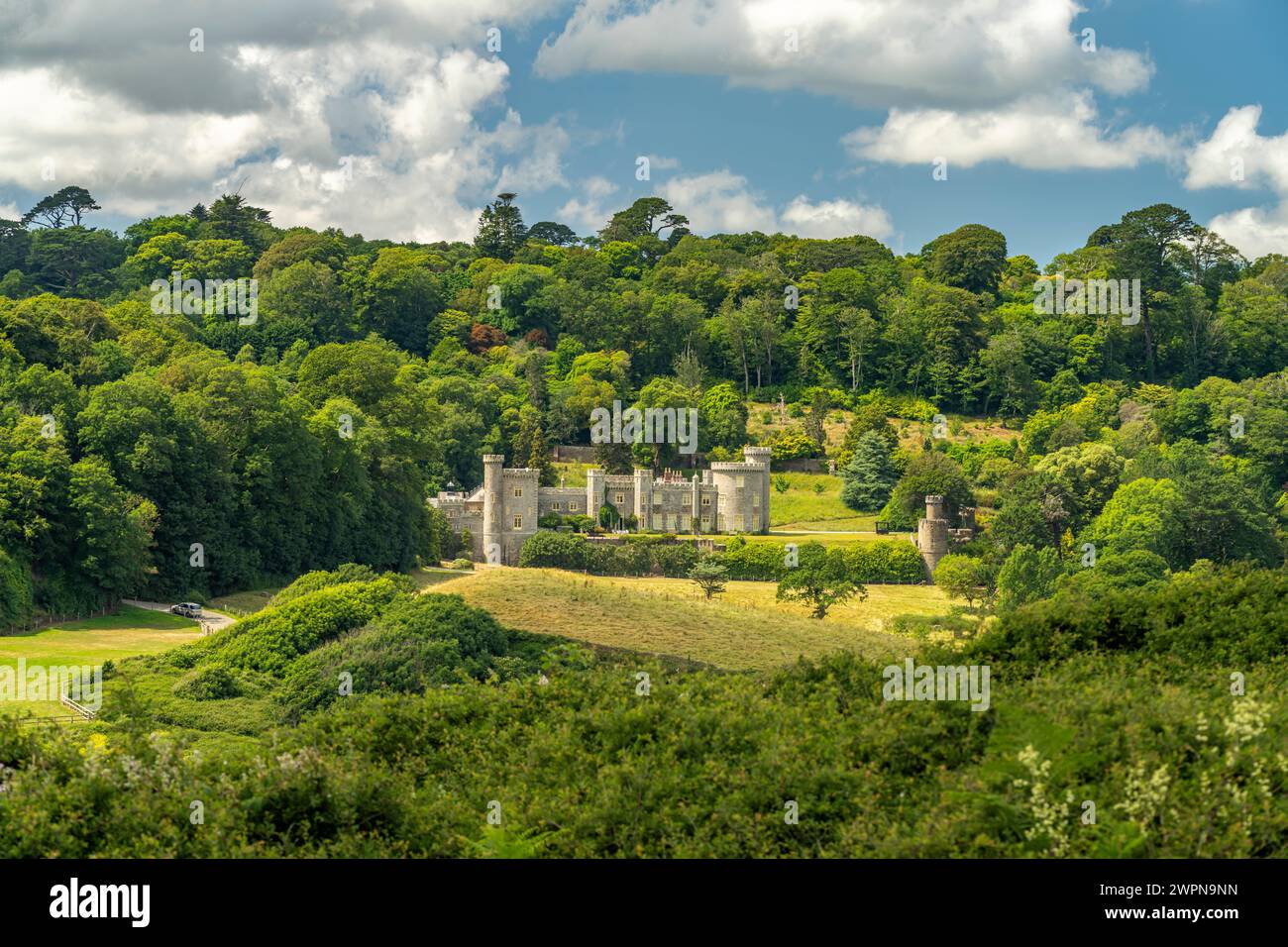 Caerhays Castle St Austell, Cornwall, England, Great Britain, Europe Stock Photo