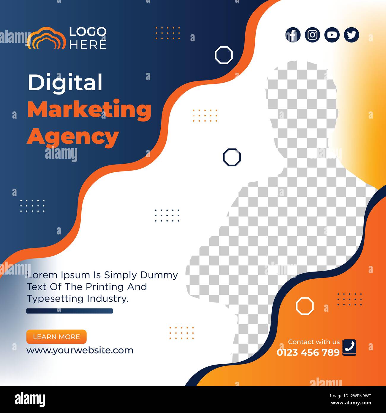 digital marketing corporate business Social Media Post Design. business ...