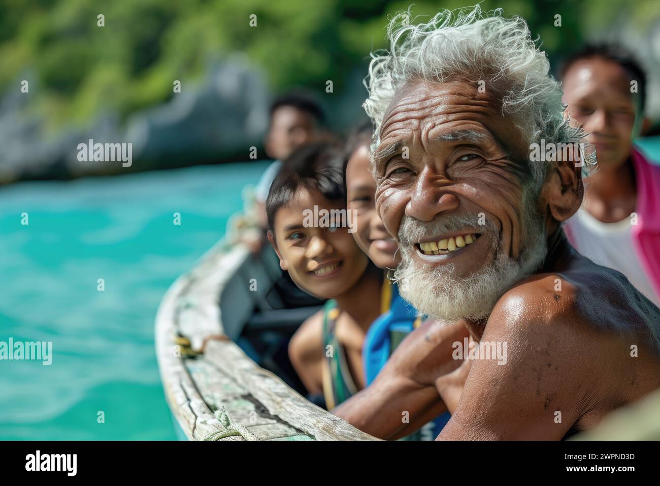 Tourists standing on a boat deck hi-res stock photography and images ...