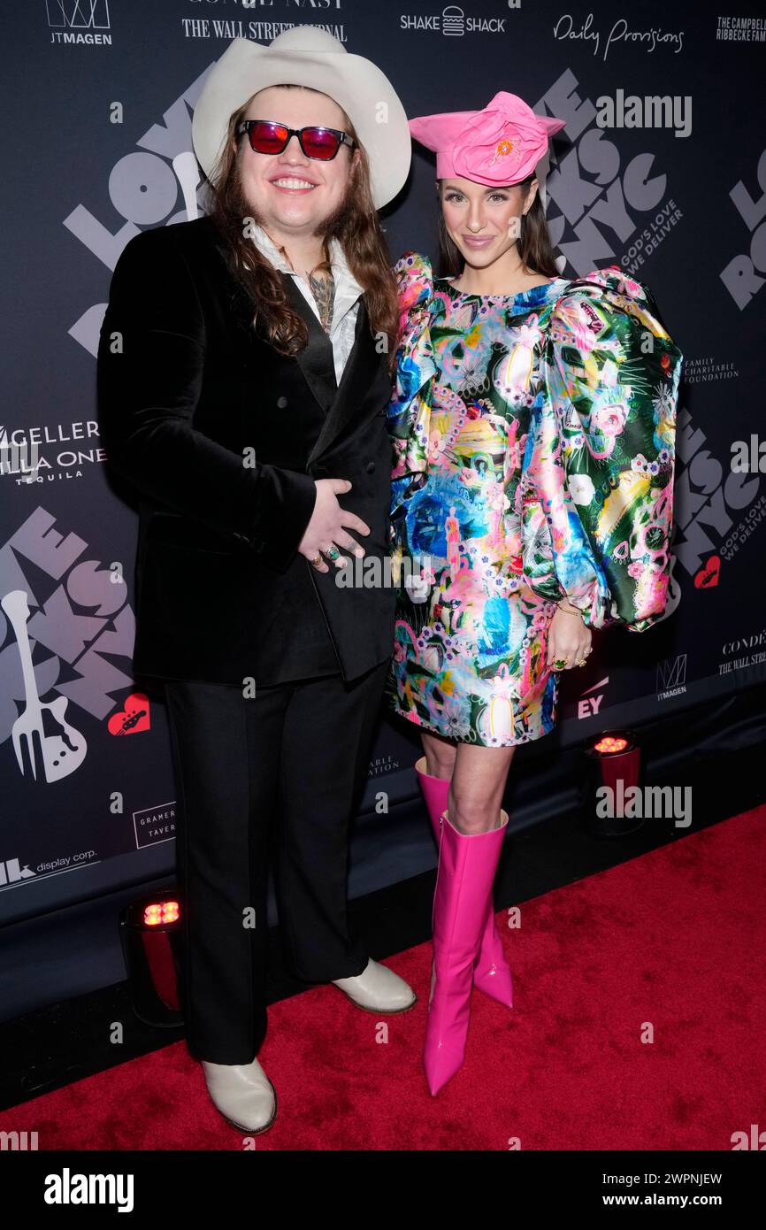 Marcus King and Briley Hussey attend the 8th annual Love Rocks NYC concert benefiting God's Love