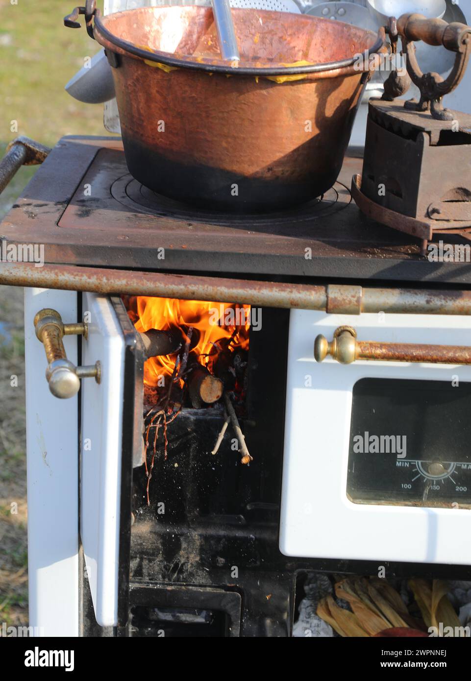 Old wood fired water heater hires stock photography and images Alamy