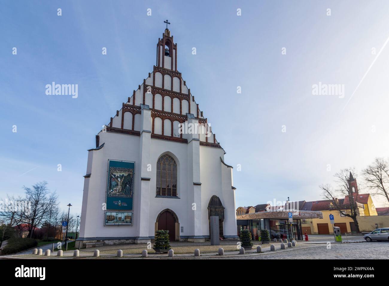 Kamenz (Kamjenc), church Klosterkirche St. Annen, today museum, Saxony, Germany Stock Photo