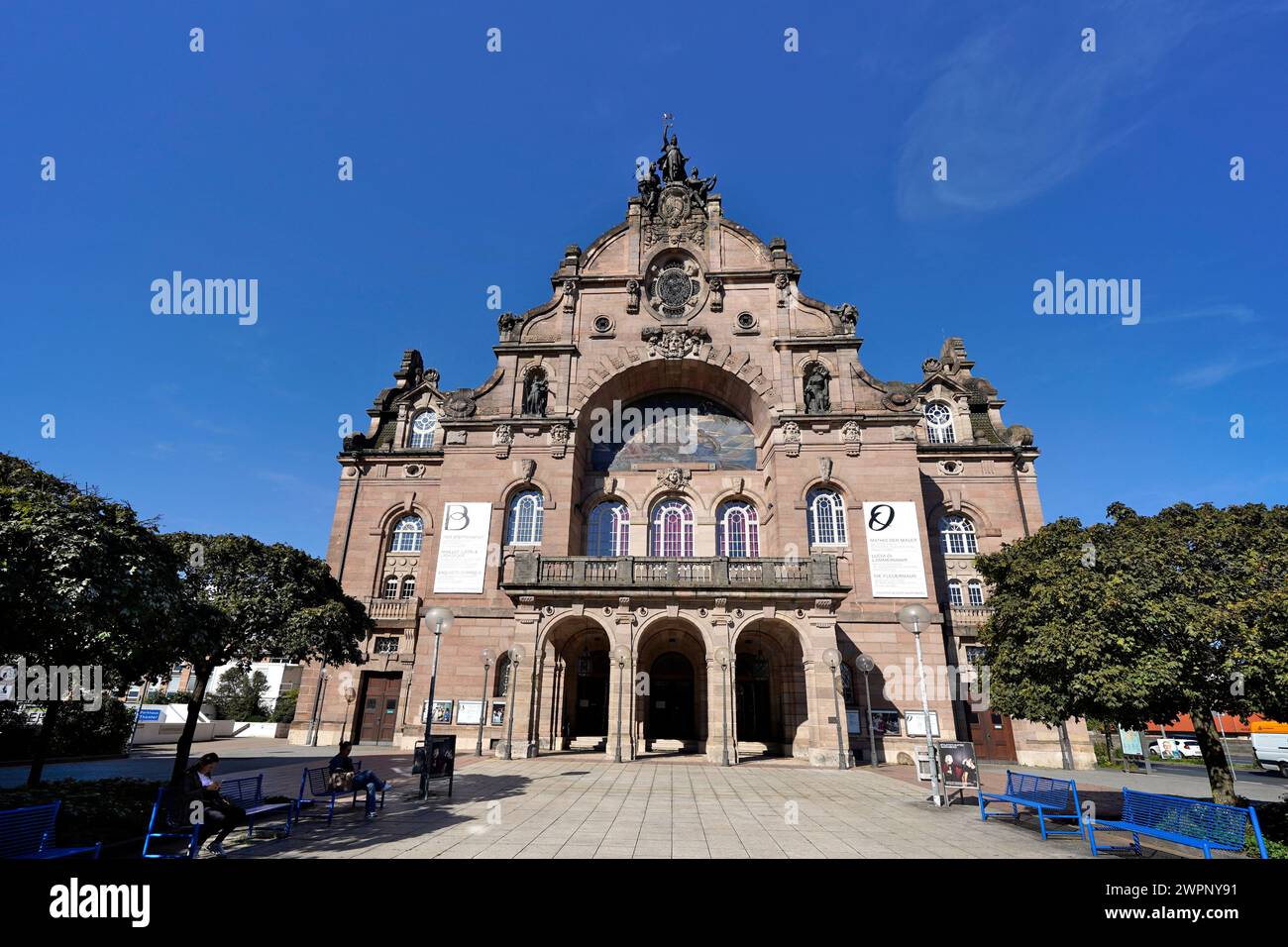 Germany, Bavaria, Middle Franconia, Nuremberg, Old Town, Opera House, State Theater Stock Photo