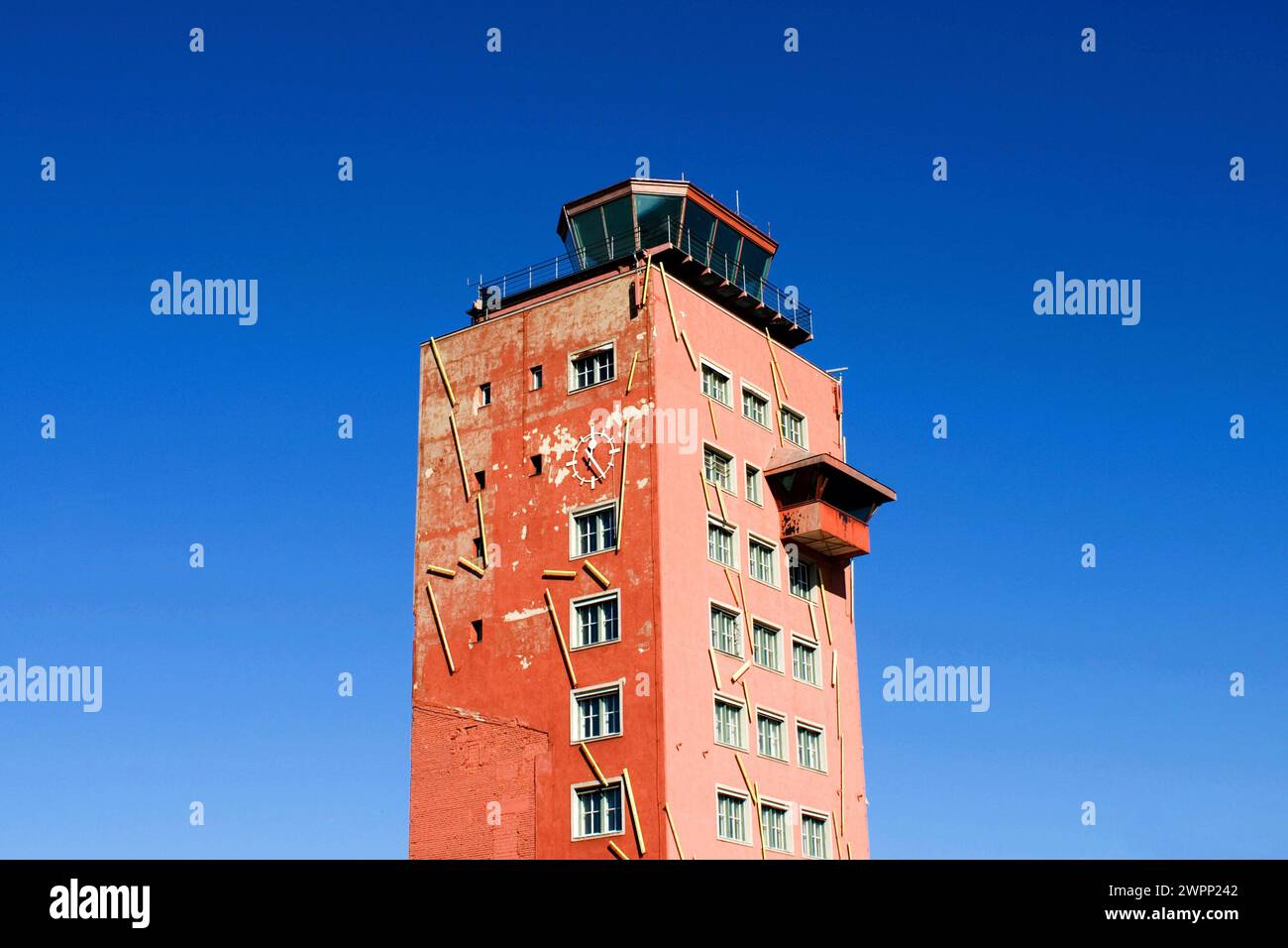 Tower of the old munich airport riem restauration ca 2008 hi-res stock ...