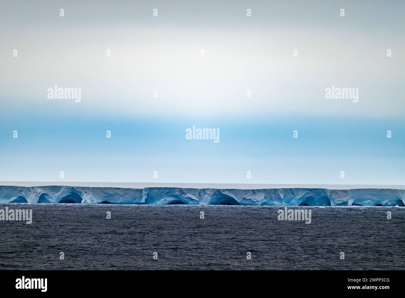 A23a, the largest iceberg in the world, off the coast of Antarctica. Stock Photo