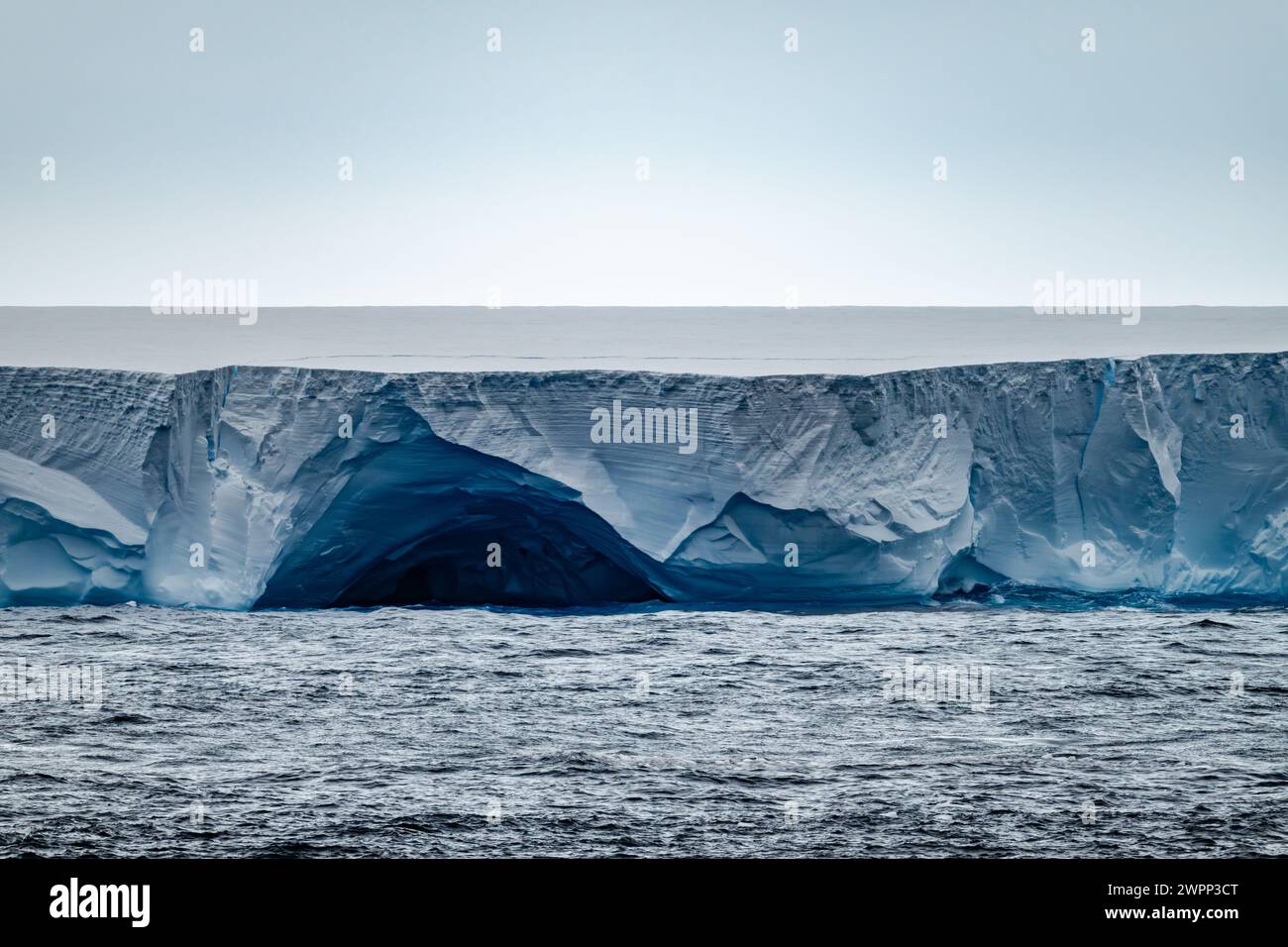 A23a, the largest iceberg in the world, off the coast of Antarctica. Stock Photo