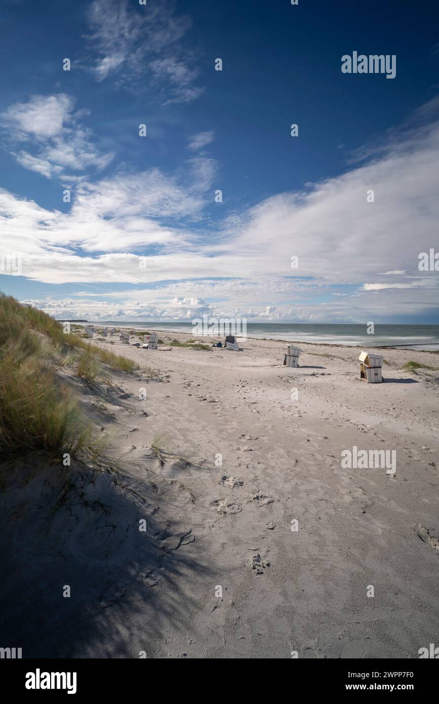 Vitte beach on the island of Hiddensee, Mecklenburg-Western Pomerania, Germany Stock Photo