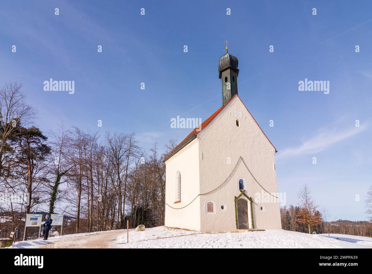 Bad Tölz, chapel Leonhardikapelle, Tölzer Land, Upper Bavaria, Bavaria, Germany Stock Photo