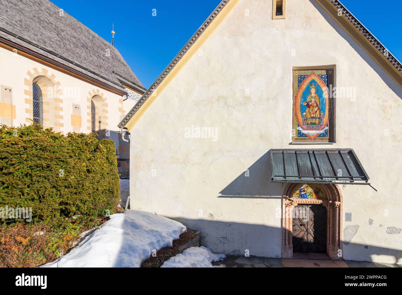 Serfaus, pilgrimage church Serfaus in Serfaus-Fiss-Ladis, Tirol, Tyrol, Austria Stock Photo