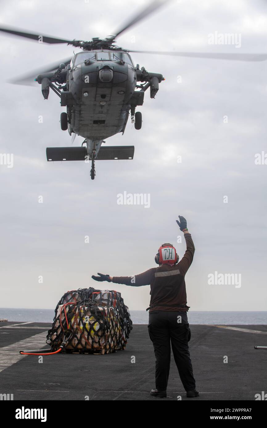 240217-N-IX647-1123 RED SEA (Feb. 17, 2024) An Aviation Electrician's ...