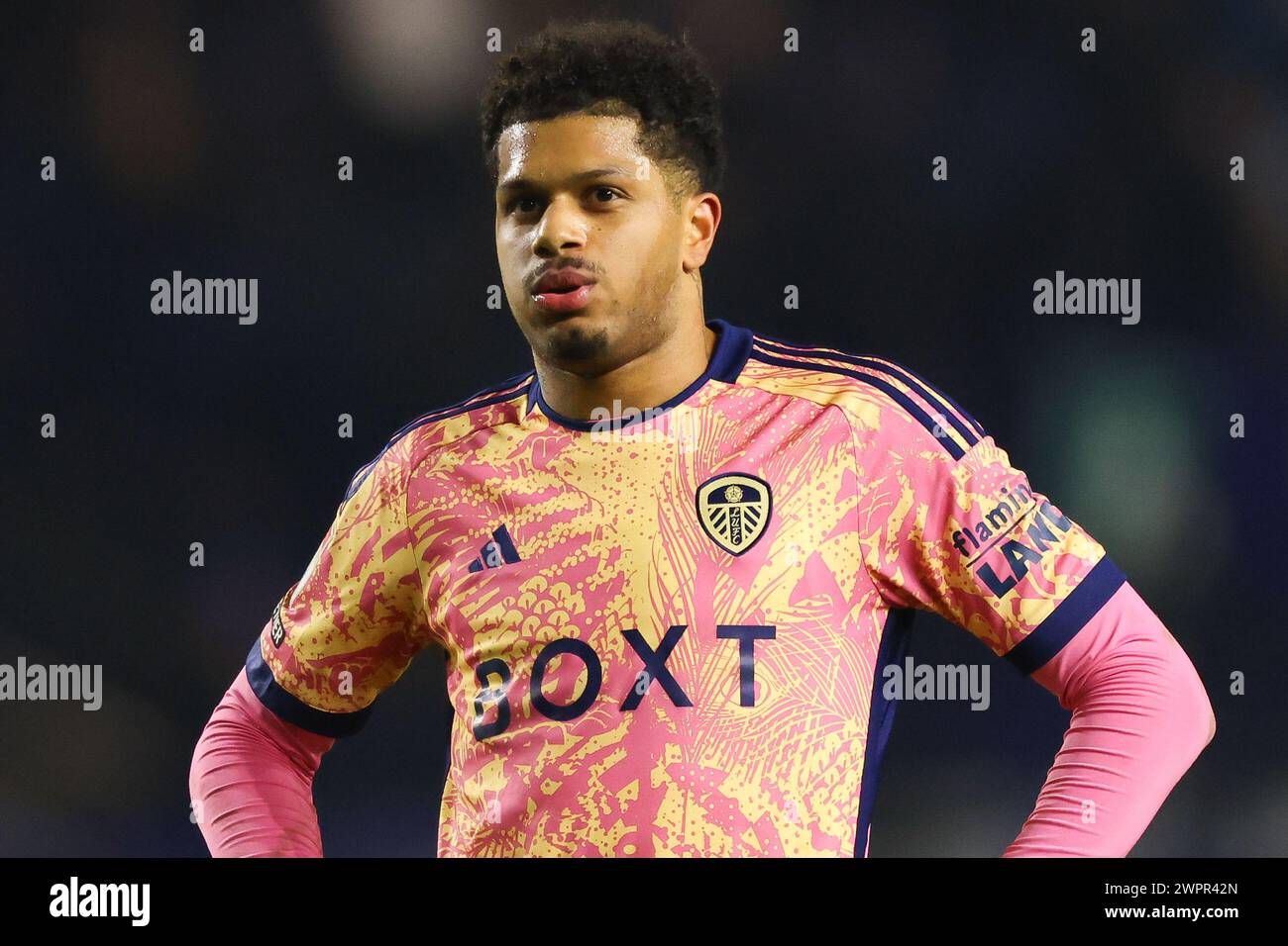 Sheffield, UK. 8th Mar, 2024. Georginio Rutter of Leeds United during ...