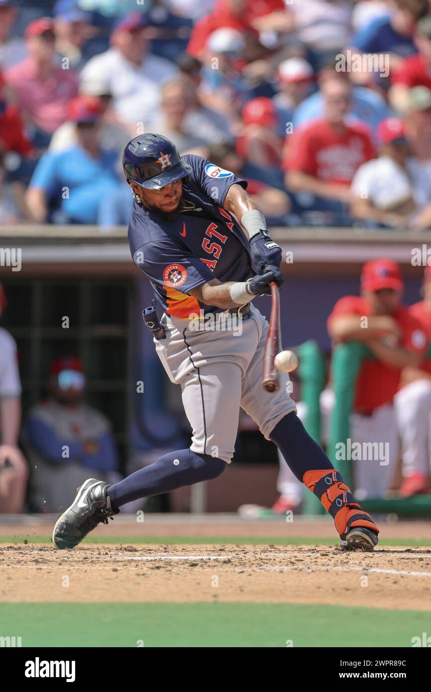 Clearwater, USA. 08th Mar, 2022. Clearwater, FL: Houston Astros left ...