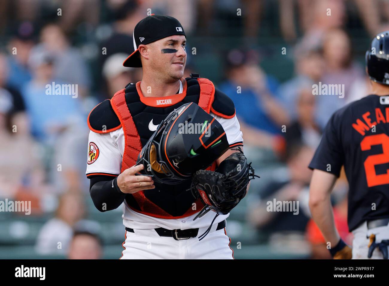 SARASOTA, FL MARCH 08 Baltimore Orioles catcher James McCann (27