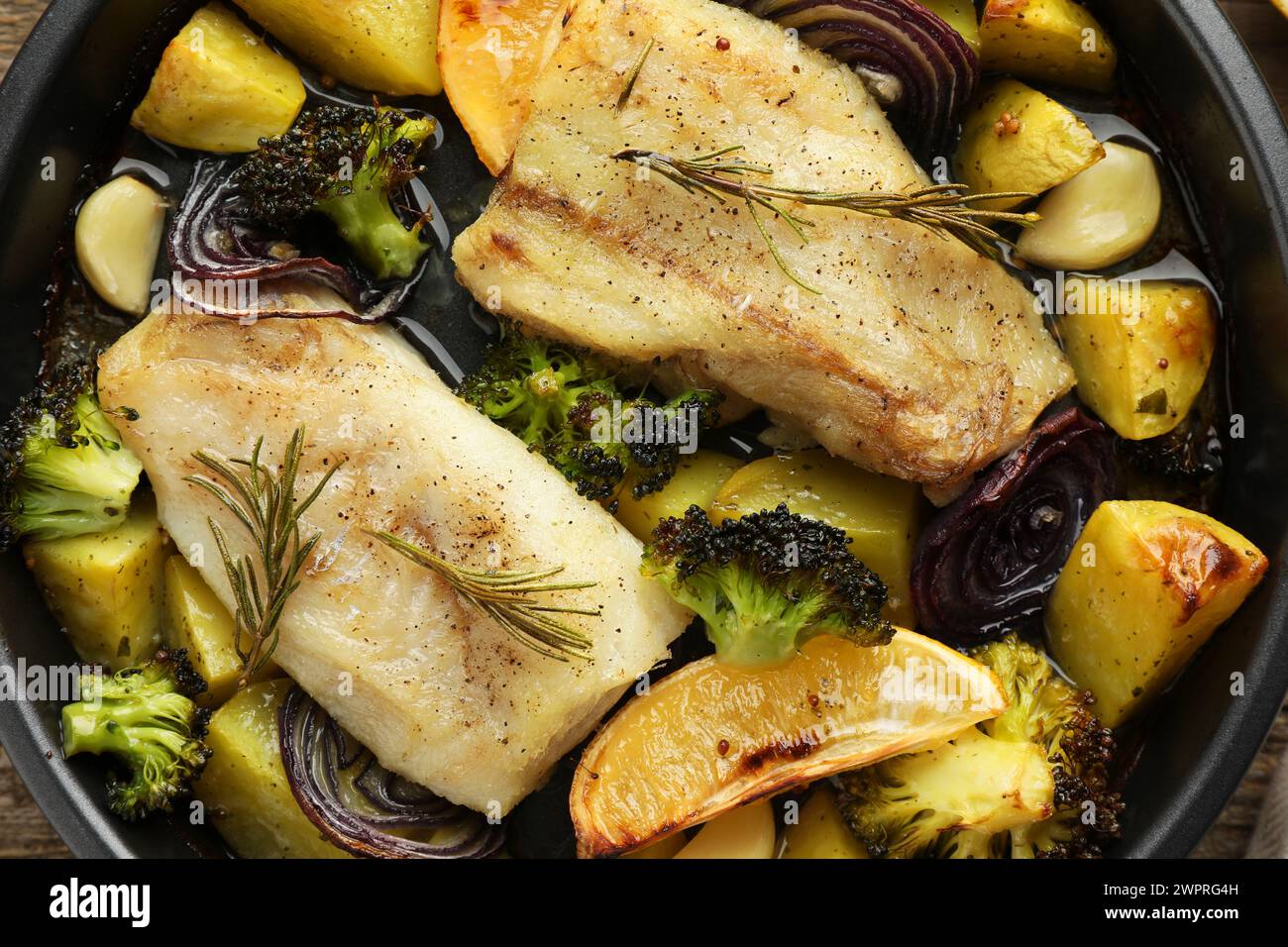 Baked cod loin hi-res stock photography and images - Alamy
