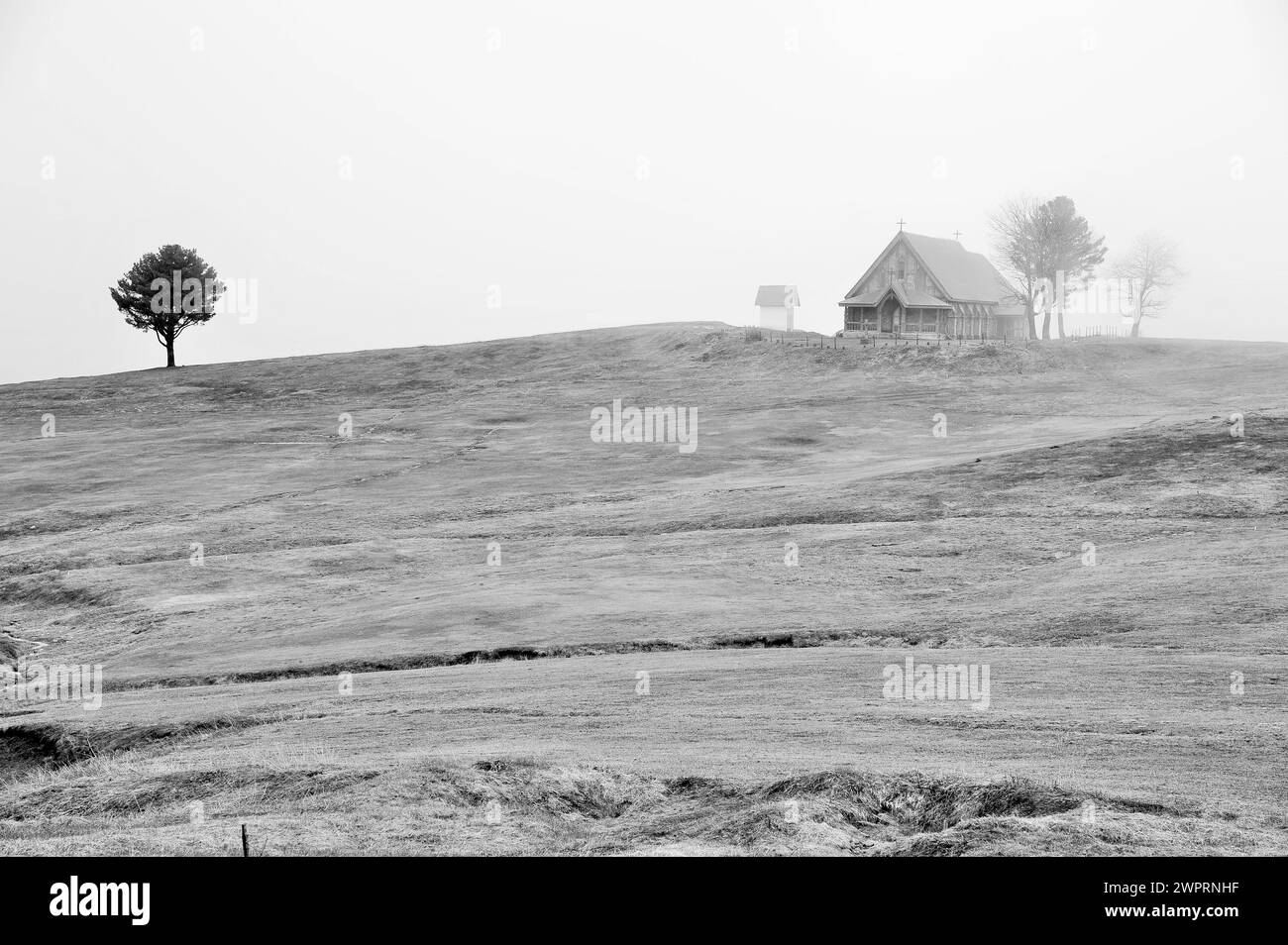 St. Mary Catholic Church, Gulmarg, Baramulla, Kashmir, Jammu and Kashmir, India, Asia Stock Photo