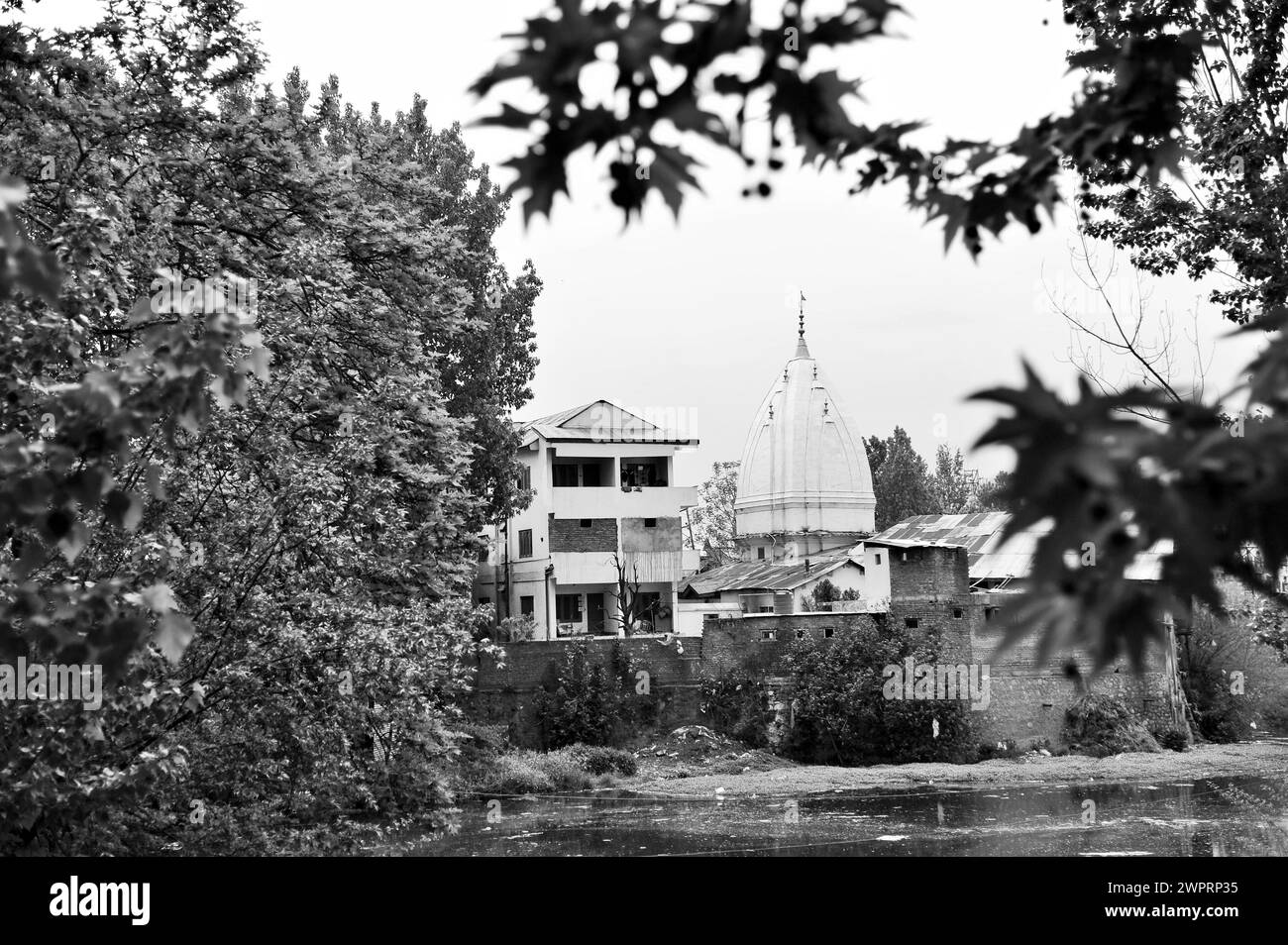 Hindu Shiva Temple, Srinagar, Kashmir, Jammu and Kashmir, India, Asia Stock Photo