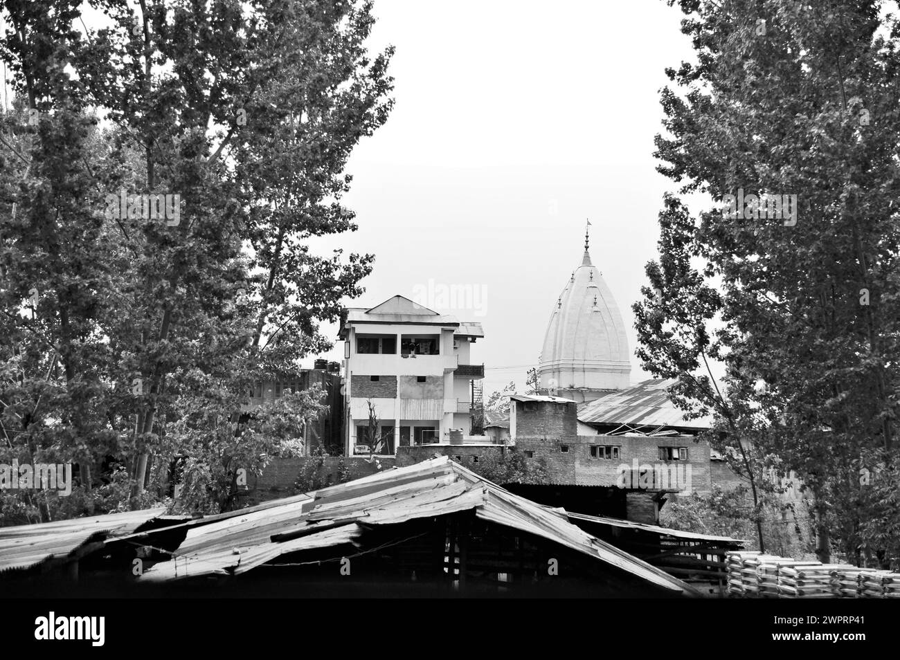 Hindu Shiva Temple, Srinagar, Kashmir, Jammu and Kashmir, India, Asia Stock Photo