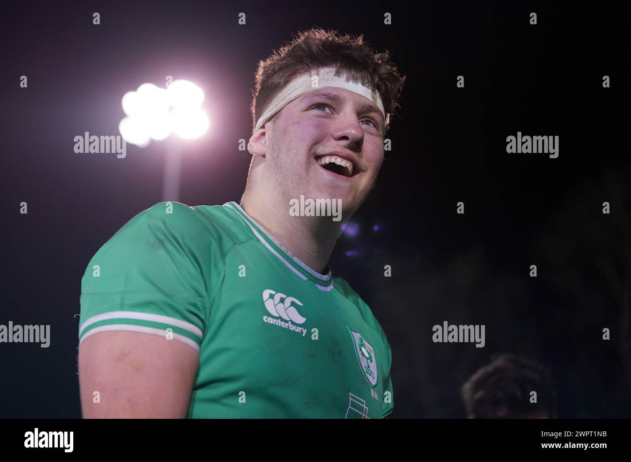 Ireland's Luke Murphy during the 2024 U20 Six Nations Championship