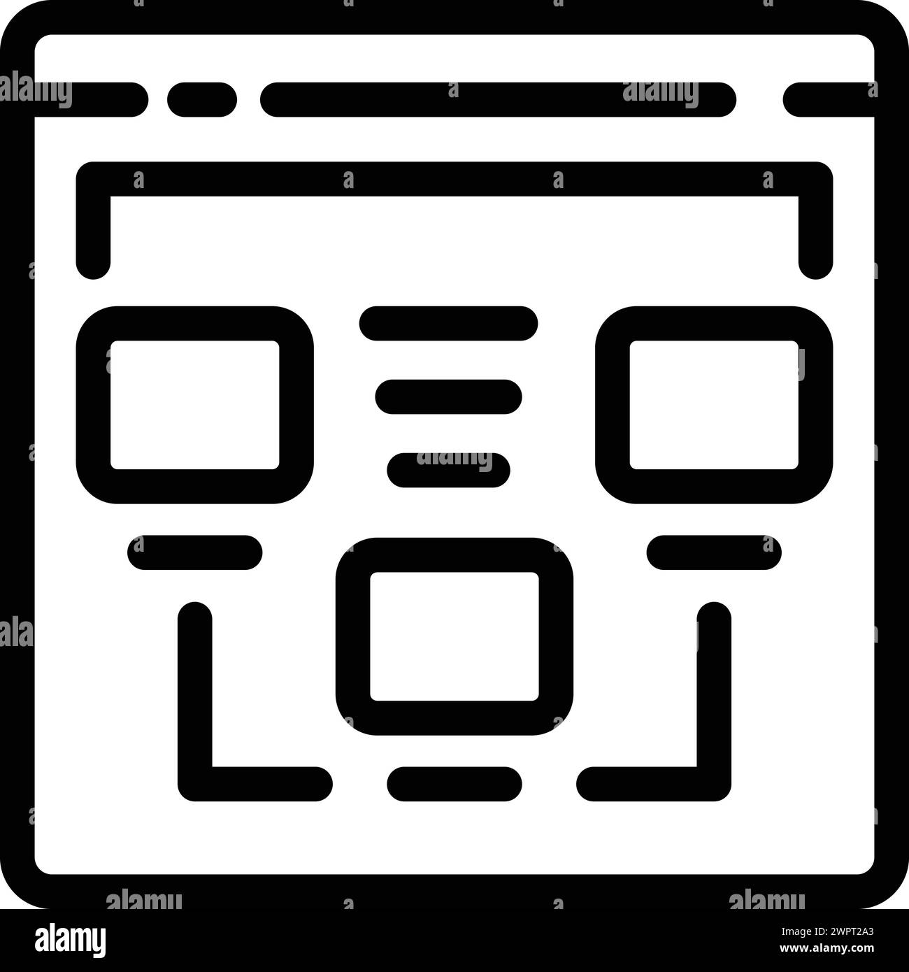 Urban traffic management icon outline vector. Infrastructure control ...