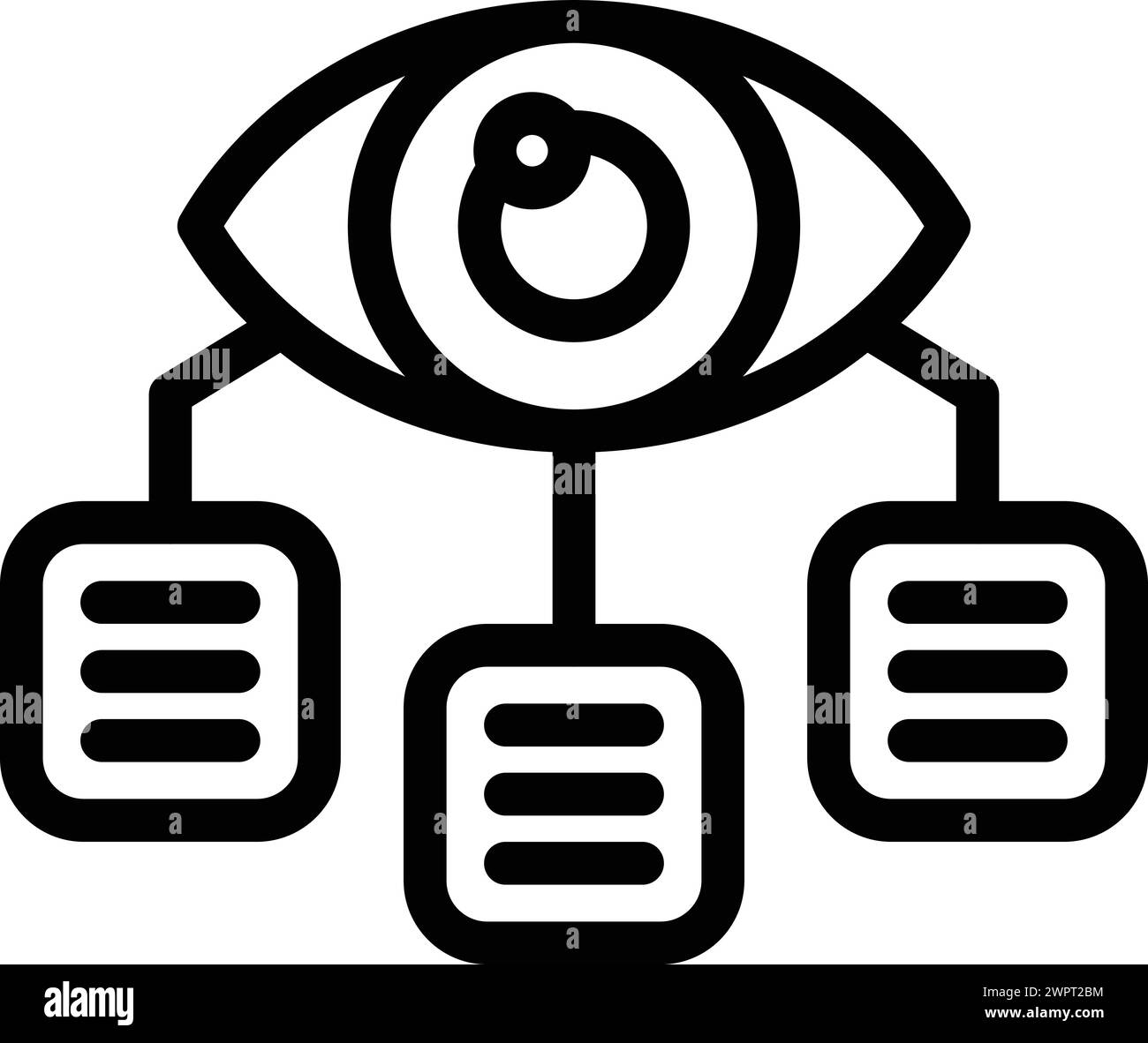 Transport management icon outline vector. Roadway supervision. Traffic ...