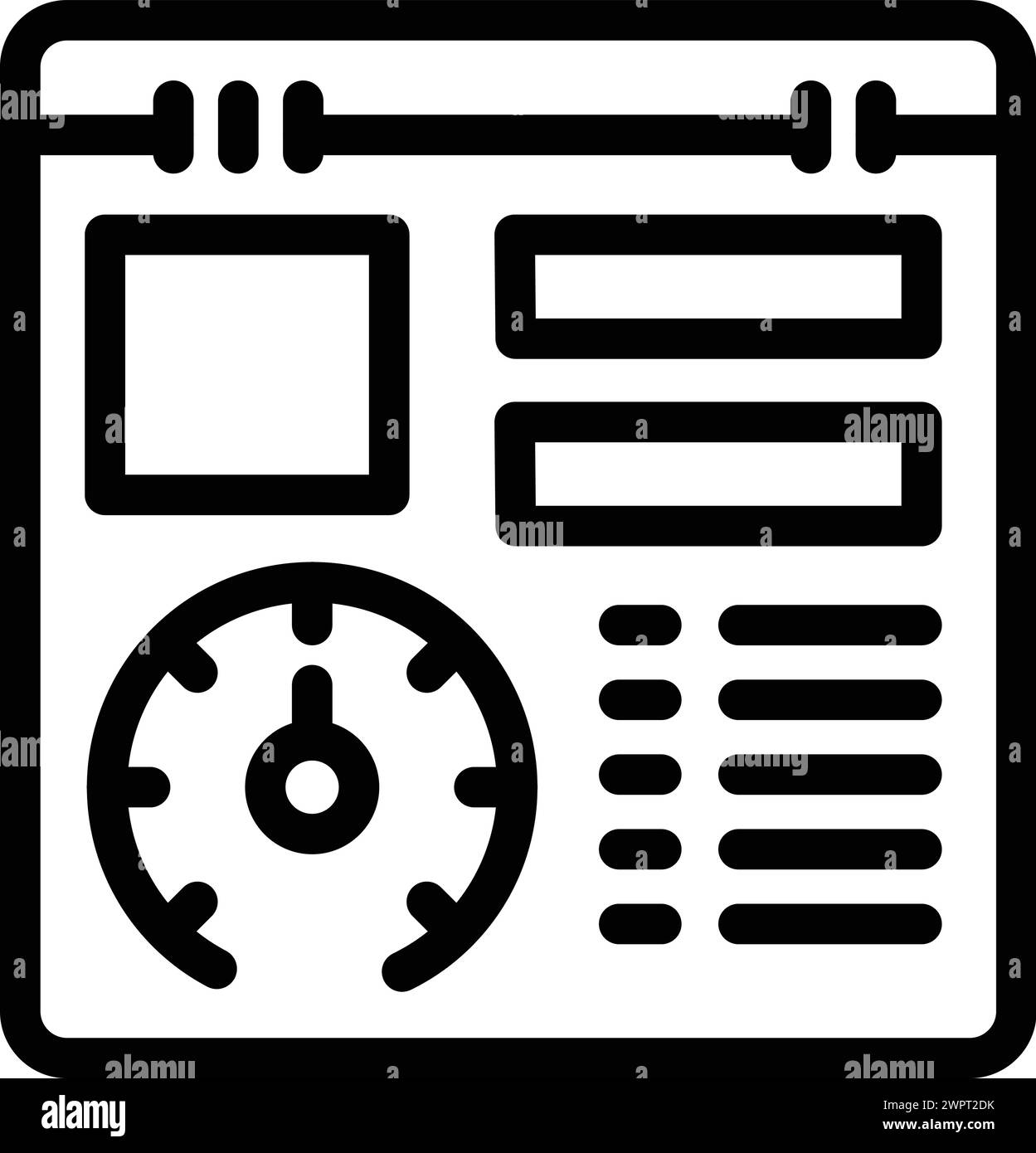 Road network management icon outline vector. Logistics administration ... image.