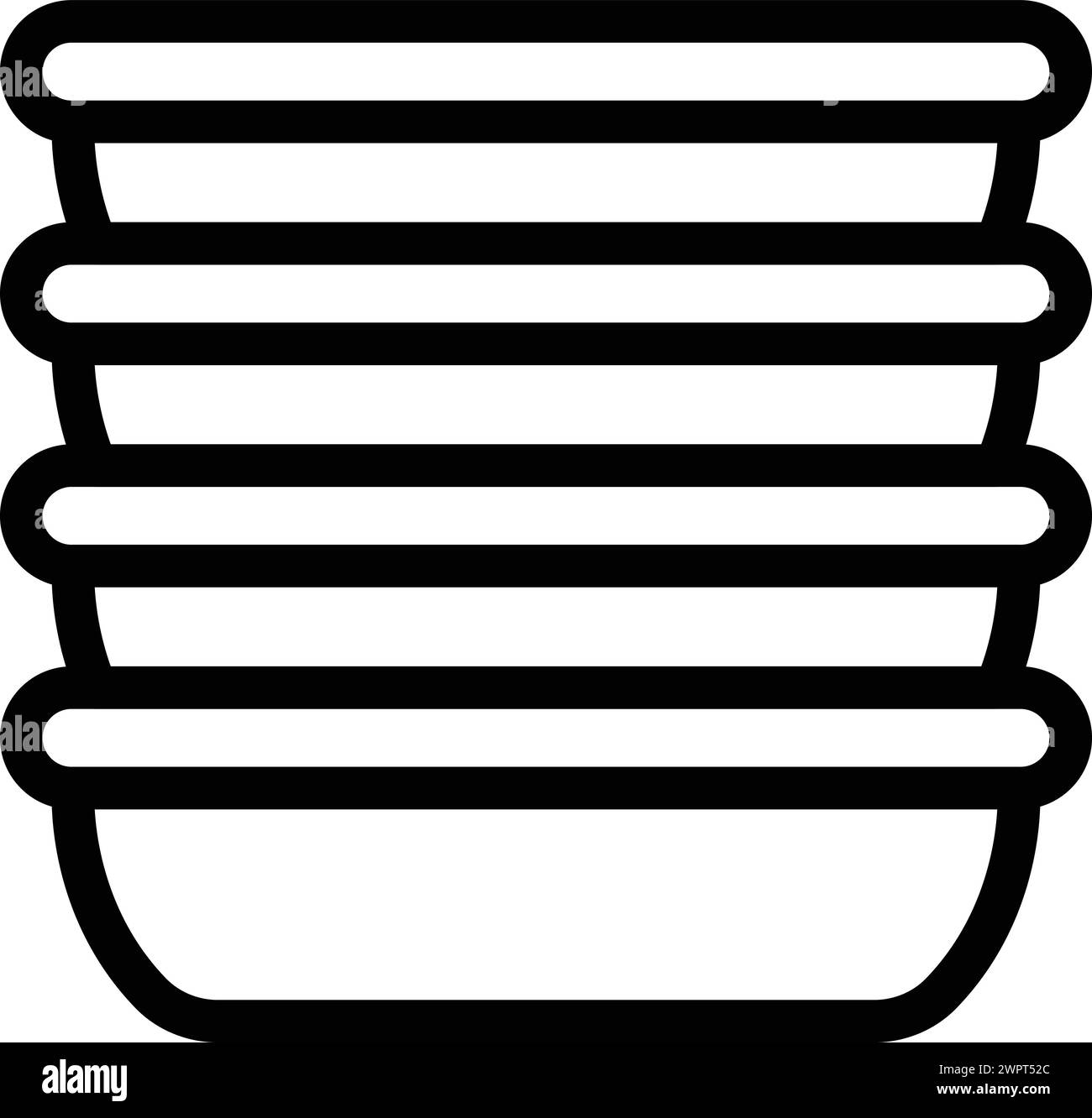 Canteen food plates Stock Vector Images - Alamy