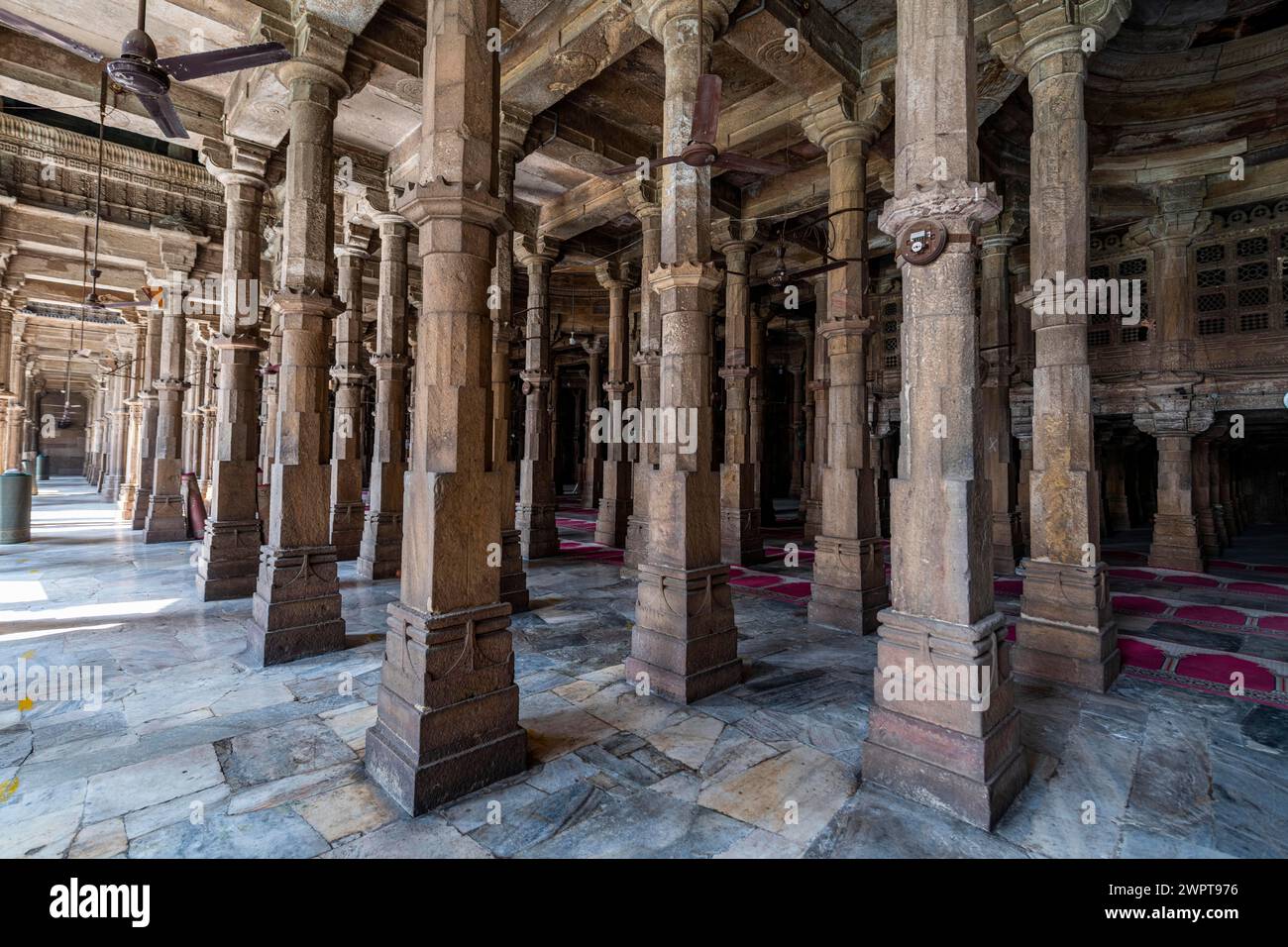 Jama mosque, Unesco site, Ahmedabad, Gujarat, India Stock Photo