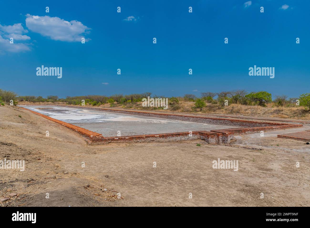 Lothal southernmost site of the ancient Indus Valley civilisation, Gujarat, India Stock Photo