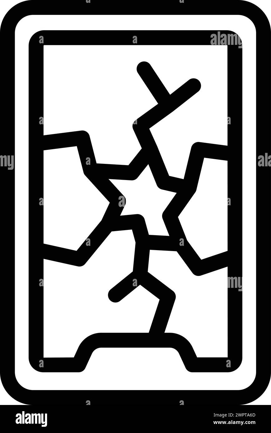 Toughened glass screen Stock Vector Images - Alamy