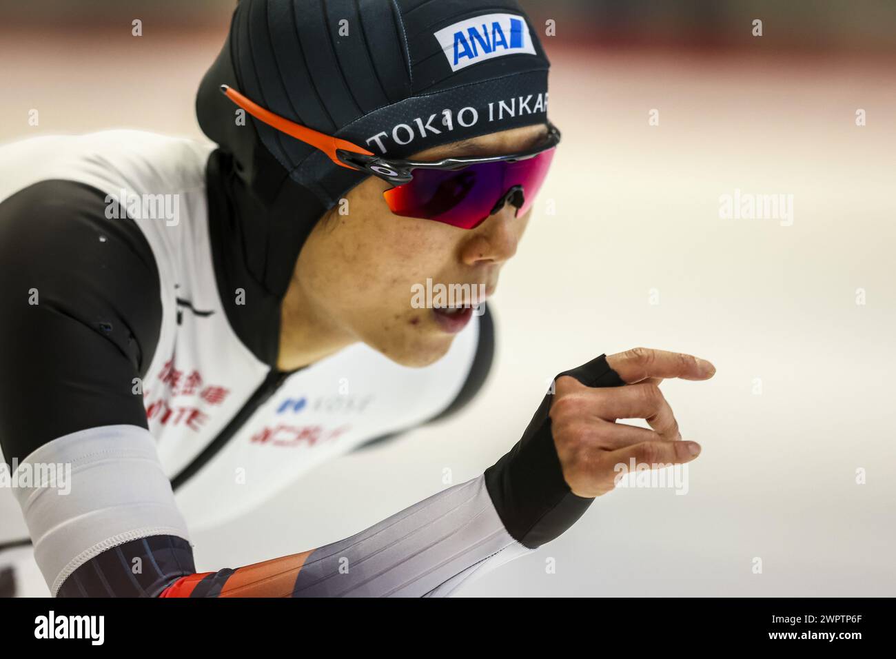INZELL Miho Takagi (JPN) during the 3000 meters at the World Allround