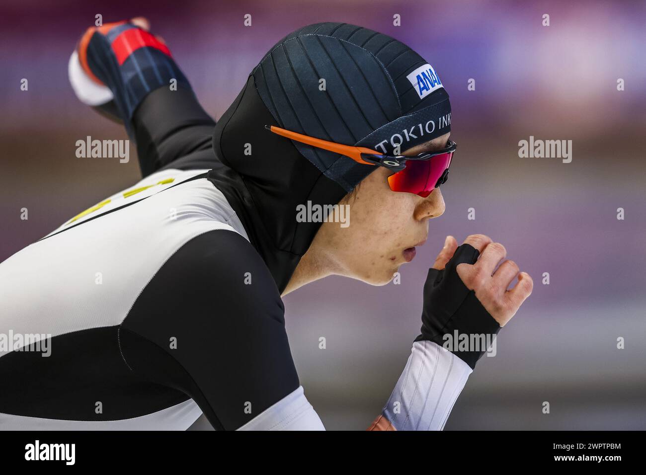 INZELL Miho Takagi (JPN) during the 3000 meters at the World Allround