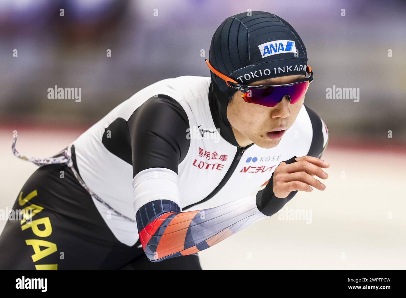 INZELL Miho Takagi (JPN) during the 3000 meters at the World Allround