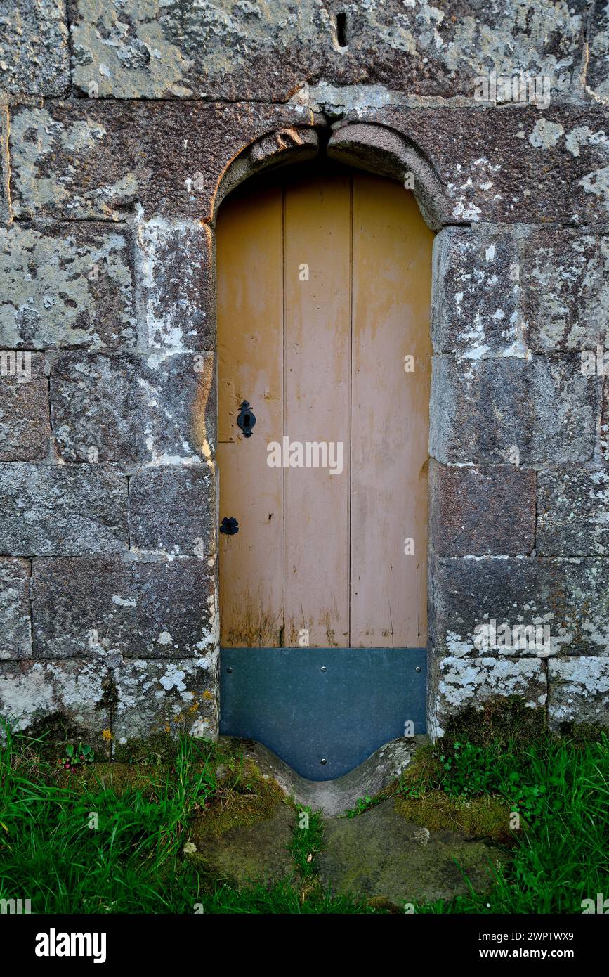 Church of San Paio de Muradelle, Chantada, Lugo, Spain Stock Photo