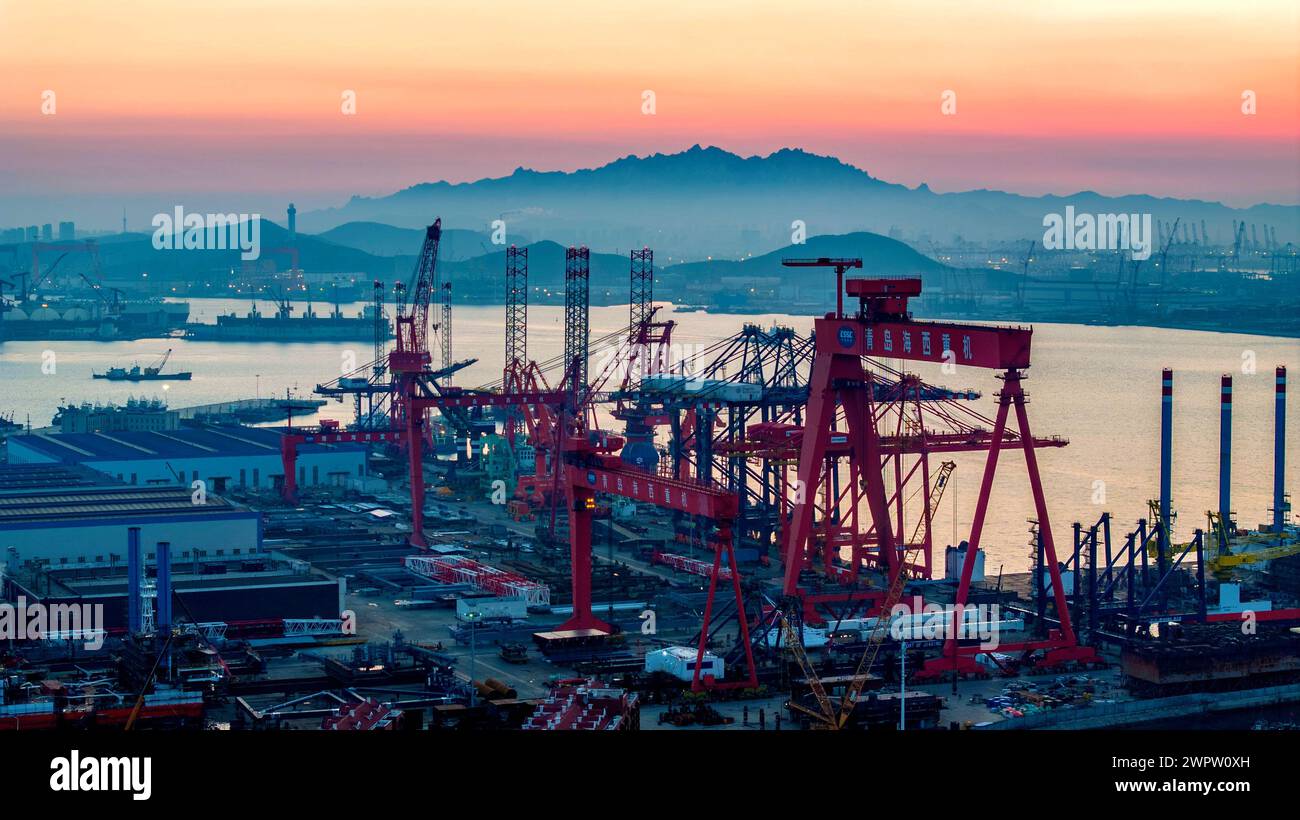 Qingdao, China. 09th Mar, 2024. QINGDAO, CHINA - MARCH 9, 2024 - Photo ...