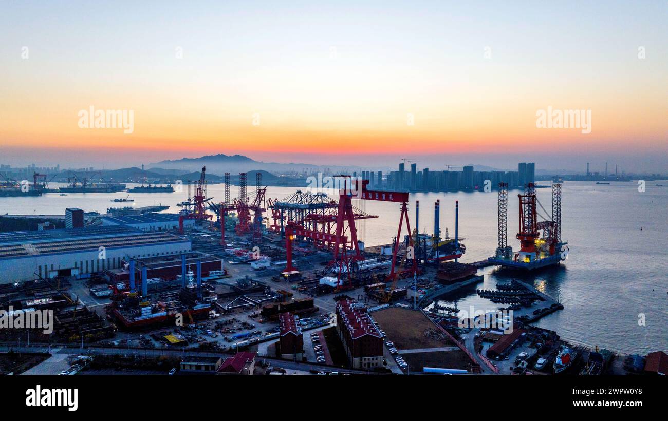 Qingdao, China. 09th Mar, 2024. QINGDAO, CHINA - MARCH 9, 2024 - Photo ...