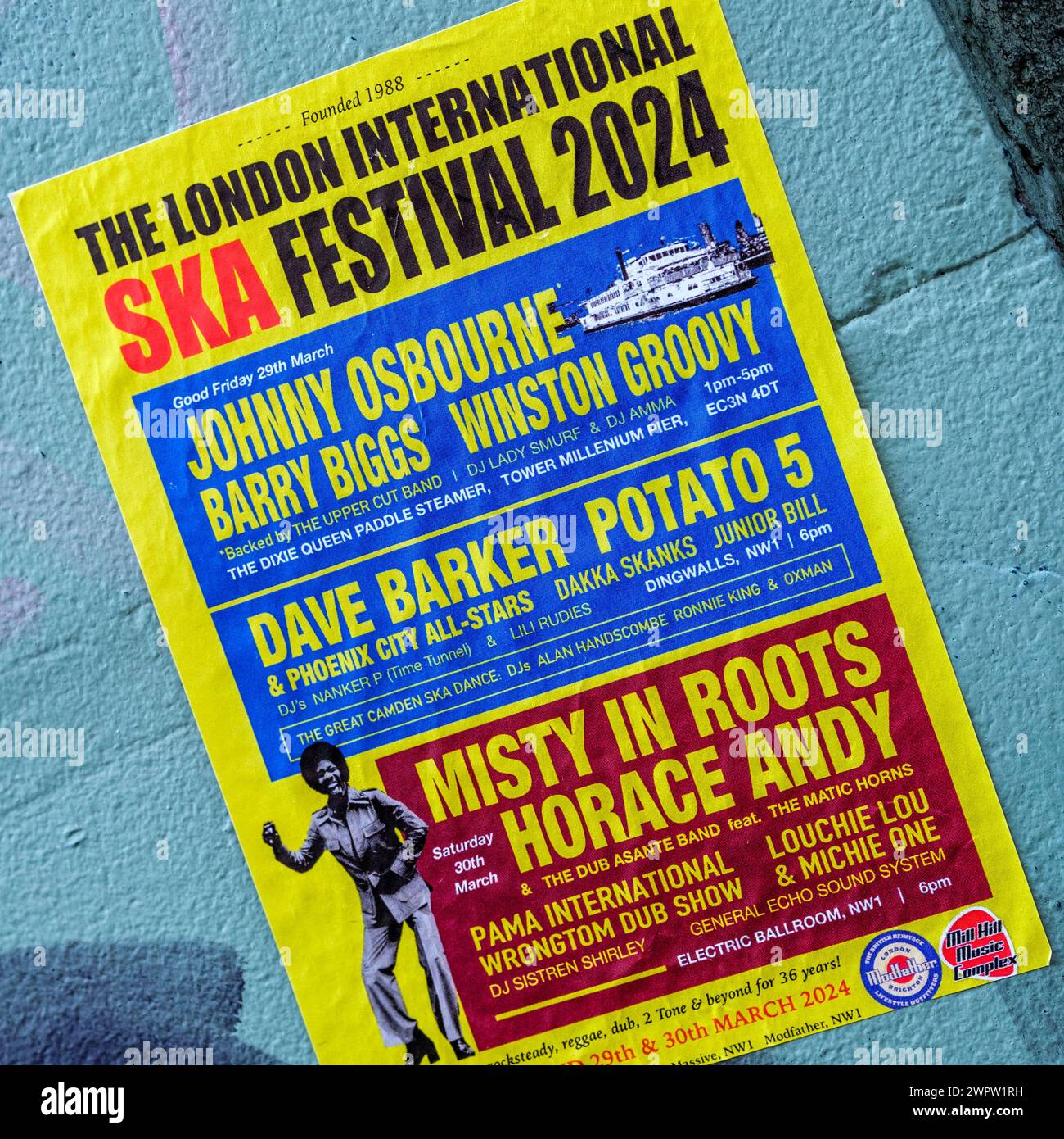 Soho, London UK, March 08 2024, London International SKA Festival 2024