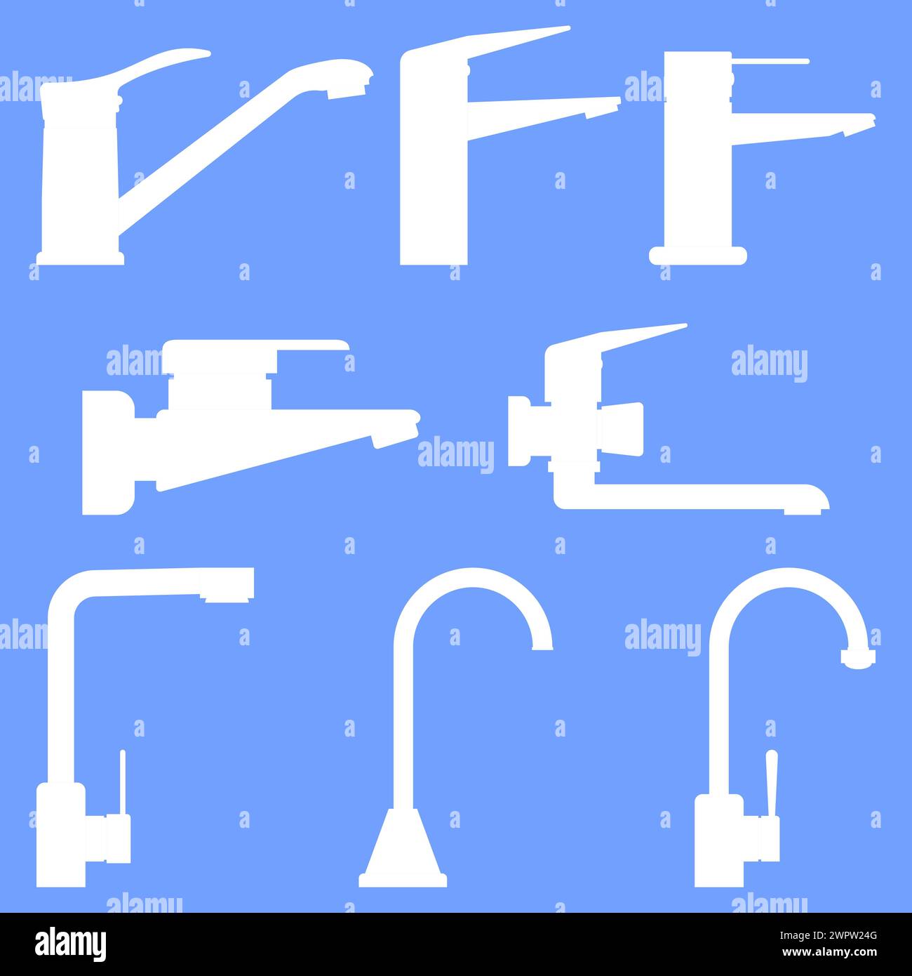 Bath fittings Stock Vector Images - Alamy