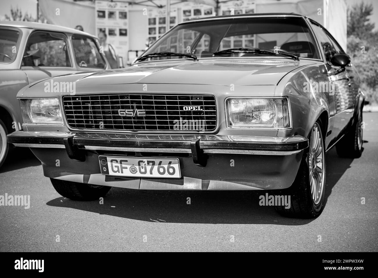 LINTHE, GERMANY MAY 27, 2023 The executive car Opel Commodore GS/E