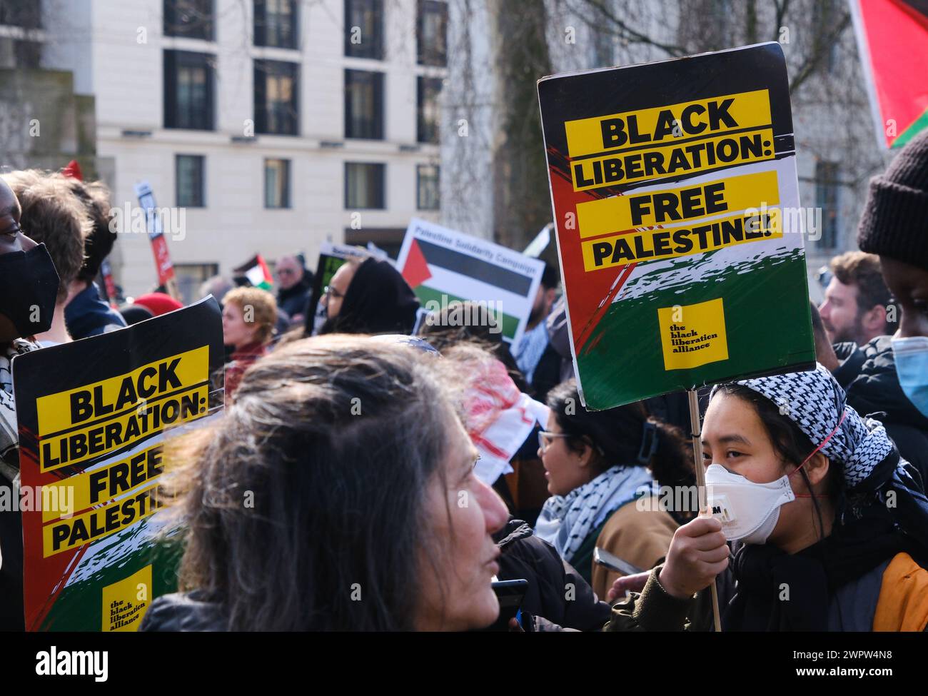 Hyde Park Corner, London, UK. 9th Mar 2024. The National March for